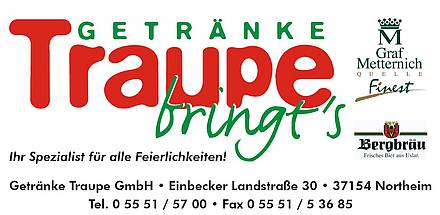 Logo der Firma Getränke Traupe in Northeim